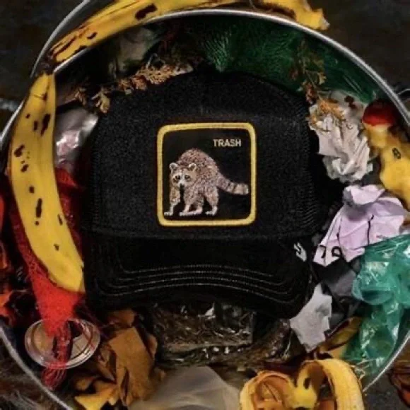NIB Limited Edition Goorin Brothers “Trashy” Raccoon Trucker Hat Nike Matching Set Legging and Bra main image 3